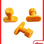 PDR Boyasız Göçük Düzeltme Plastiği Düz Oval 25X12 5Mm D. N6 - Kırmızı 10 adet