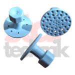 PDR Boyasız Göçük Düzeltme Plastiği Yuvarlak Delikli Düz Çap 27mm - D. N6 - Gri 10 adet