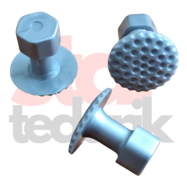 PDR Boyasız Göçük Düzeltme Plastiği Yuvarlak Bombeli Çap 22mm - D. N6 - Gri 10 adet