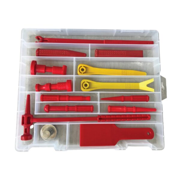Set Plastik PDR Göçük Düzeltme Çekiç Ve Uç Takımı 14 Parça