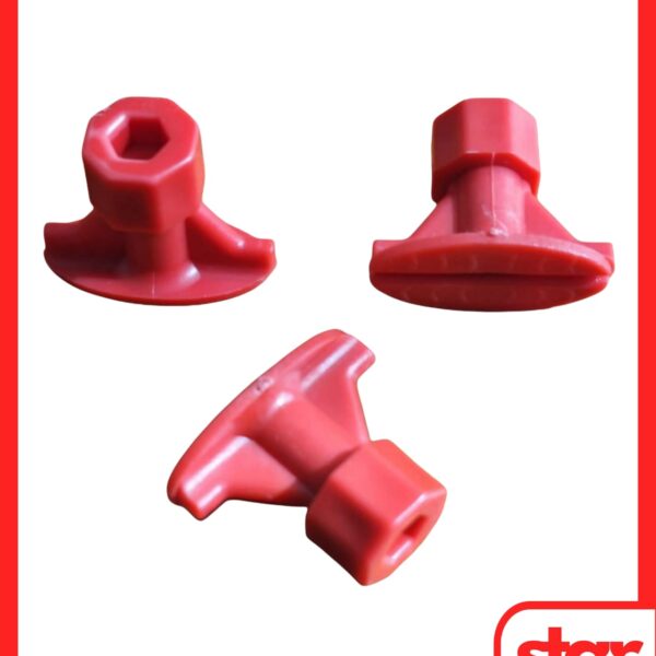 PDR Boyasız Göçük Düzeltme Plastiği Elips Kırmızı 12x25mm - D. N6 - Kırmızı 10 adet