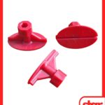 PDR Boyasız Göçük Düzeltme Plastiği Elips Kırmızı 35x22mm - D. N6 - Kırmızı 10 adet