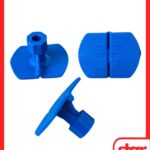 PDR Boyasız Göçük Düzeltme Plastiği Elips Düz 27X27Mm - D. N6 - Yeşil 10 adet