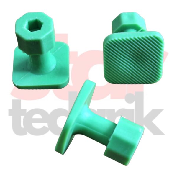 PDR Boyasız Göçük Düzeltme Plastiği 2 Köşe Taban 20mm*20mm - D. N6 - Yeşil 10 adet