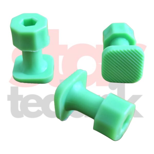 PDR Boyasız Göçük Düzeltme Plastiği 2 Köşe Taban 15mm*15mm - D. N6 - Yeşil 10 adet