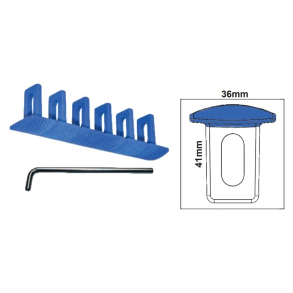 Set PDR Boyasız Göçük Düzeltme Plastiği Mavi 6 Lı Bombe 36 mm + L Kol