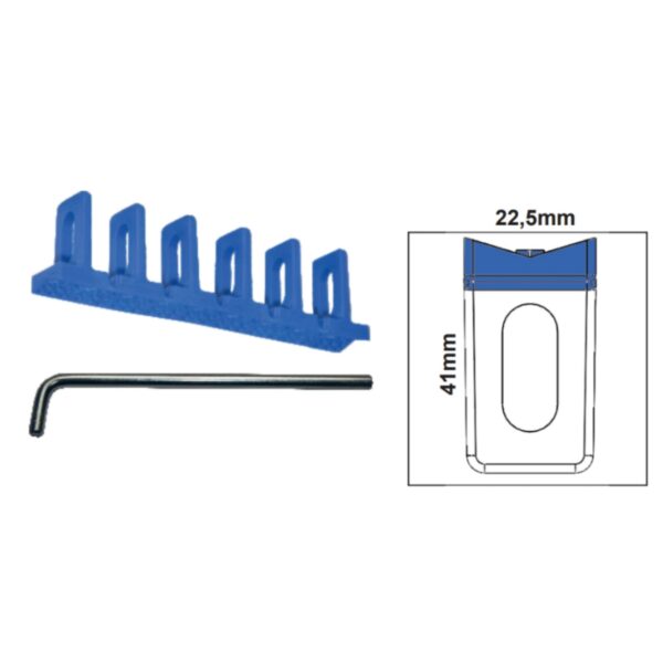 Set PDR Boyasız Göçük Düzeltme Plastiği Mavi 6 Lı V 22,5mm + L Kol