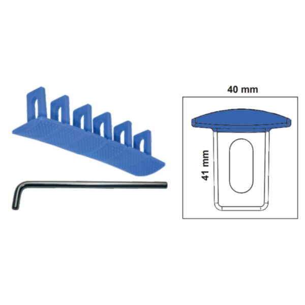 Set PDR Boyasız Göçük Düzeltme Plastiği Mavi 6 Lı Bombe 40mm + L Kol