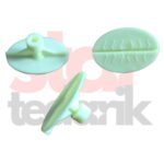 PDR Ekstra Boyasız Göçük Düzeltme Plastiği Elips 49-34Mm - D. N6 - Natural Beyaz 10 adet