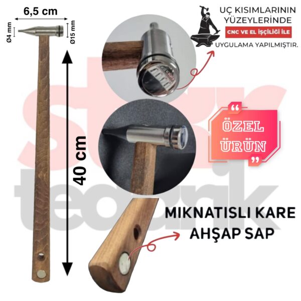 Pdr Göçük Çekici (Paslanmaz) Bombeli Noktalı