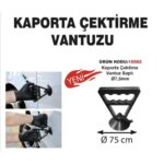 Pdr Manuel Kaporta Çektime Saplı Vantuz 75Mm