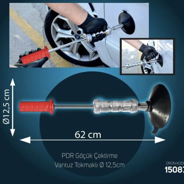 Vantuz Tokmaklı çap 12,5cm 2,54 Kg