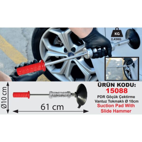 Vantuz Tokmaklı çap 10 cm 2,45 Kg