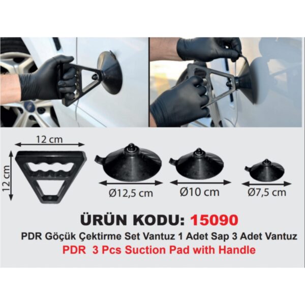 Set Vantuz 1 Adet Sap 3 Adet Vantuz