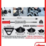 Set Vantuz Tokmaklı 1 Ad Tokmak 1 Ad Sap 3 Ad Vantuz