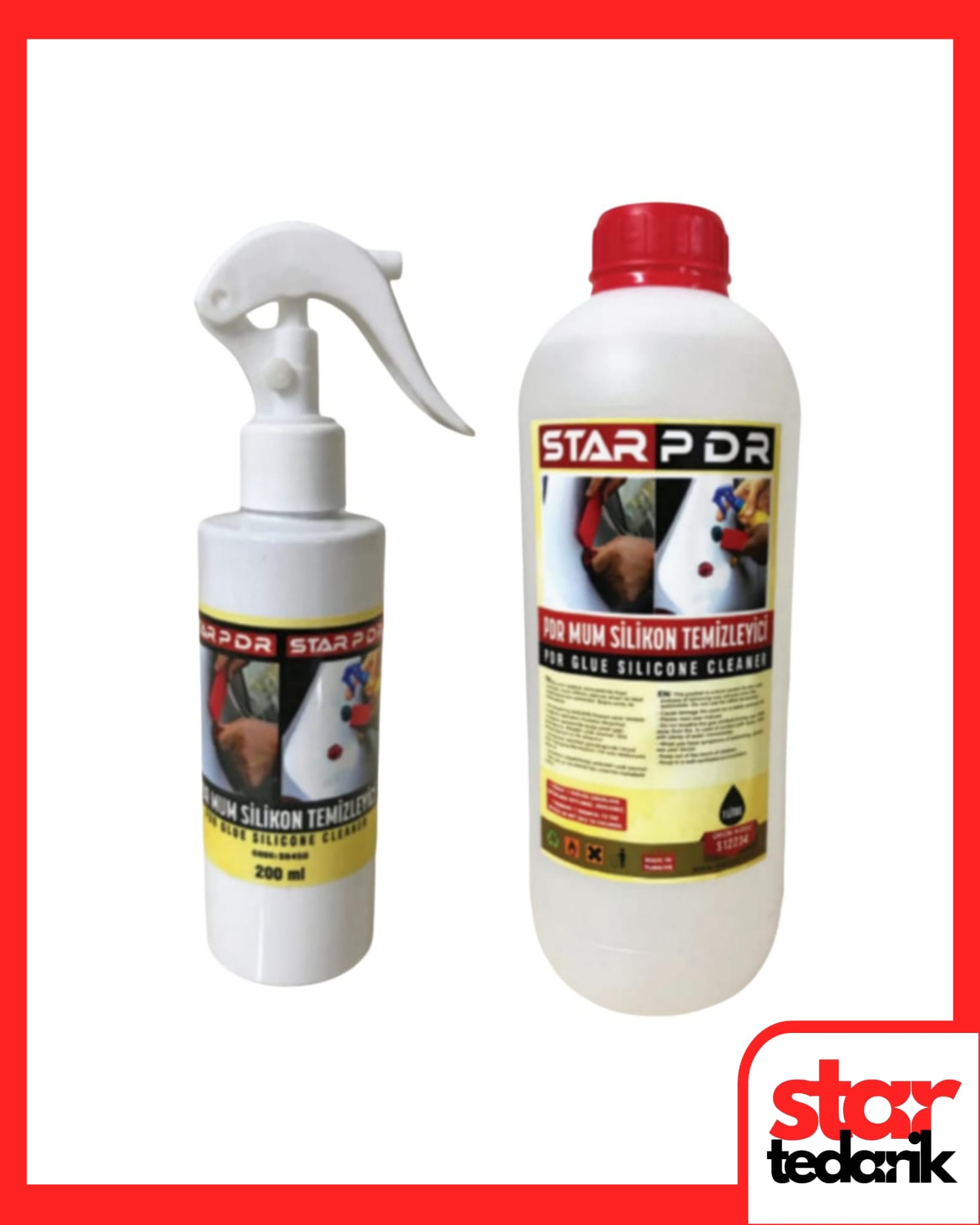 575 PDR BOYASIZ GÖÇÜK DÜZELTME SİLİKON SÖKÜCÜ SIVI (1L&200ML) - Görsel 1