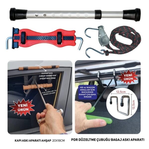 PDR BOYASIZ GÖÇÜK DÜZELTME YARDIMCI EKİPMANLAR | 5 PARÇA