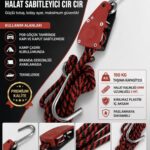 Gergi Halatı Boyazsız Göçük Çektirme İçin Parça Sabitleme