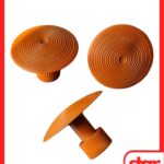 PDR Boyasız Göçük Düzeltme Plastiği Bombeli Çap 33Mm - D. N6 - Krem 10 adet