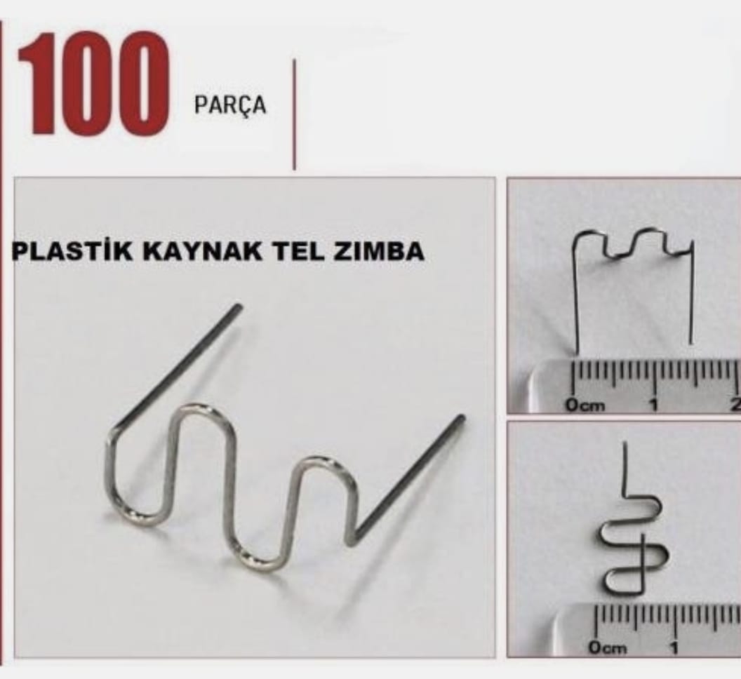 91982ve91983 PLASTİK KAYNAK SICAK ZIMBA TELİ 06MM - Görsel 1