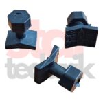 PDR Boyasız Göçük Düzeltme Plastiği Köşe Düzeltme V Tİp Çap 20x15mm - D. N6 - Siyah 10 adet