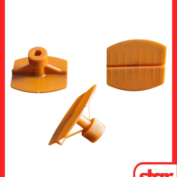PDR Boyasız Göçük Düzeltme Plastiği Elips Düz 36X33Mm - P. N6 - Turuncu 10 adet