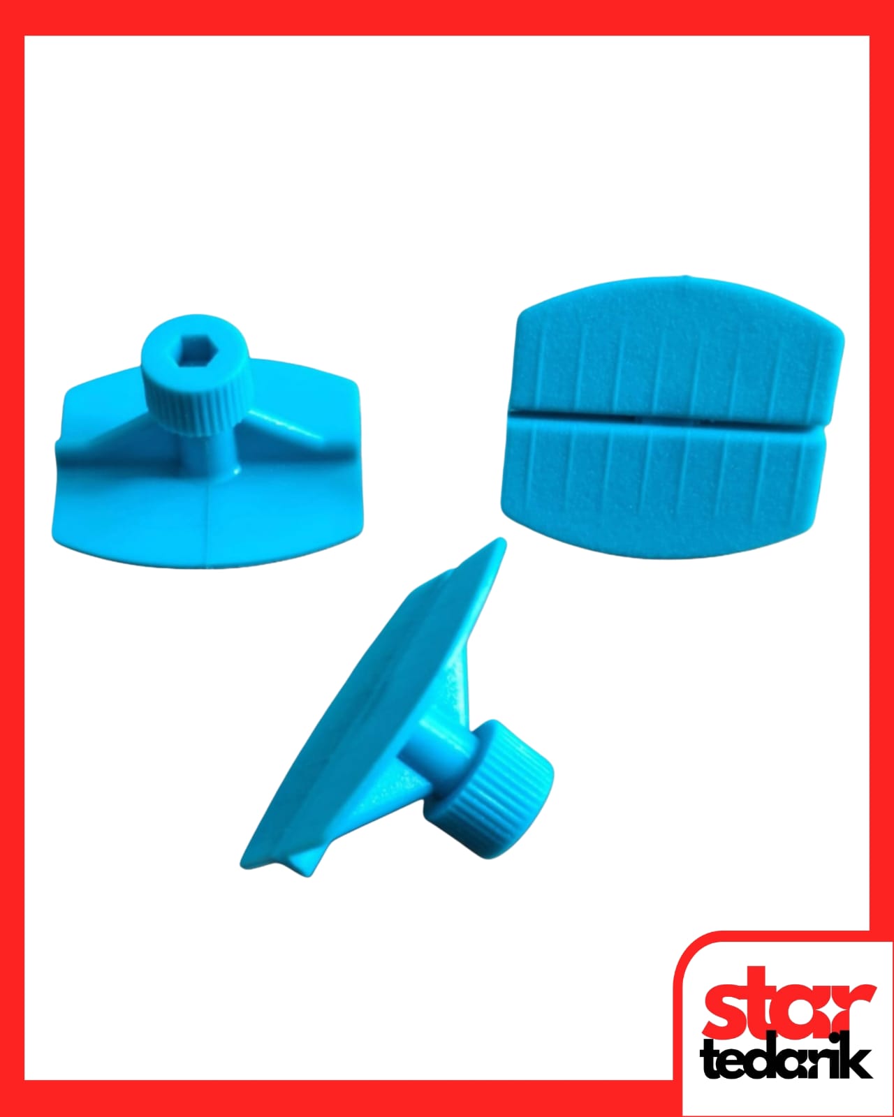9559 PDR Boyasız Göçük Düzeltme Plastiği Elips Düz 36X33Mm - D. N6 - Yeşil 10 adet - Görsel 1