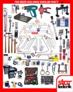 PDR BOYASIZ GÖÇÜK DÜZELTME SERVİS KURULUM PAKETİ | PROFESYONEL SİLVER SET | 39 ÇEŞİT 553 PARÇA