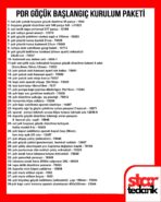 PDR BOYASIZ GÖÇÜK DÜZELTME SERVİS KURULUM PAKETİ | PROFESYONEL SİLVER SET | 39 ÇEŞİT 553 PARÇA - Görsel 3