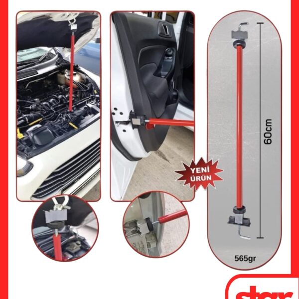 Kapı ve Ön Arka Kaput Sabitleme 60 CM Aluminyum