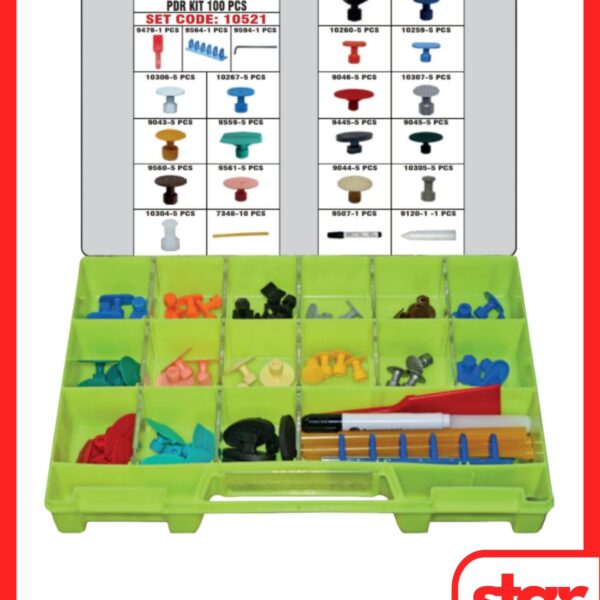 PDR Set Çanta Boyasız Göçük Düzeltme 17X5 100 Parça