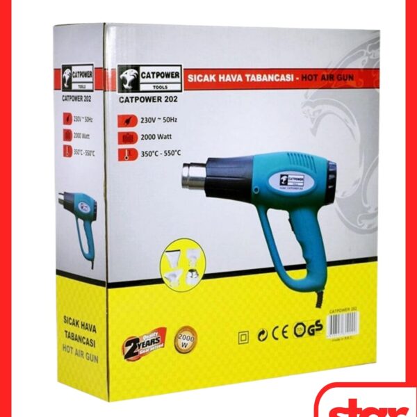 Tabanca Sıcak Hava 2000W ROWN - CATPOWER