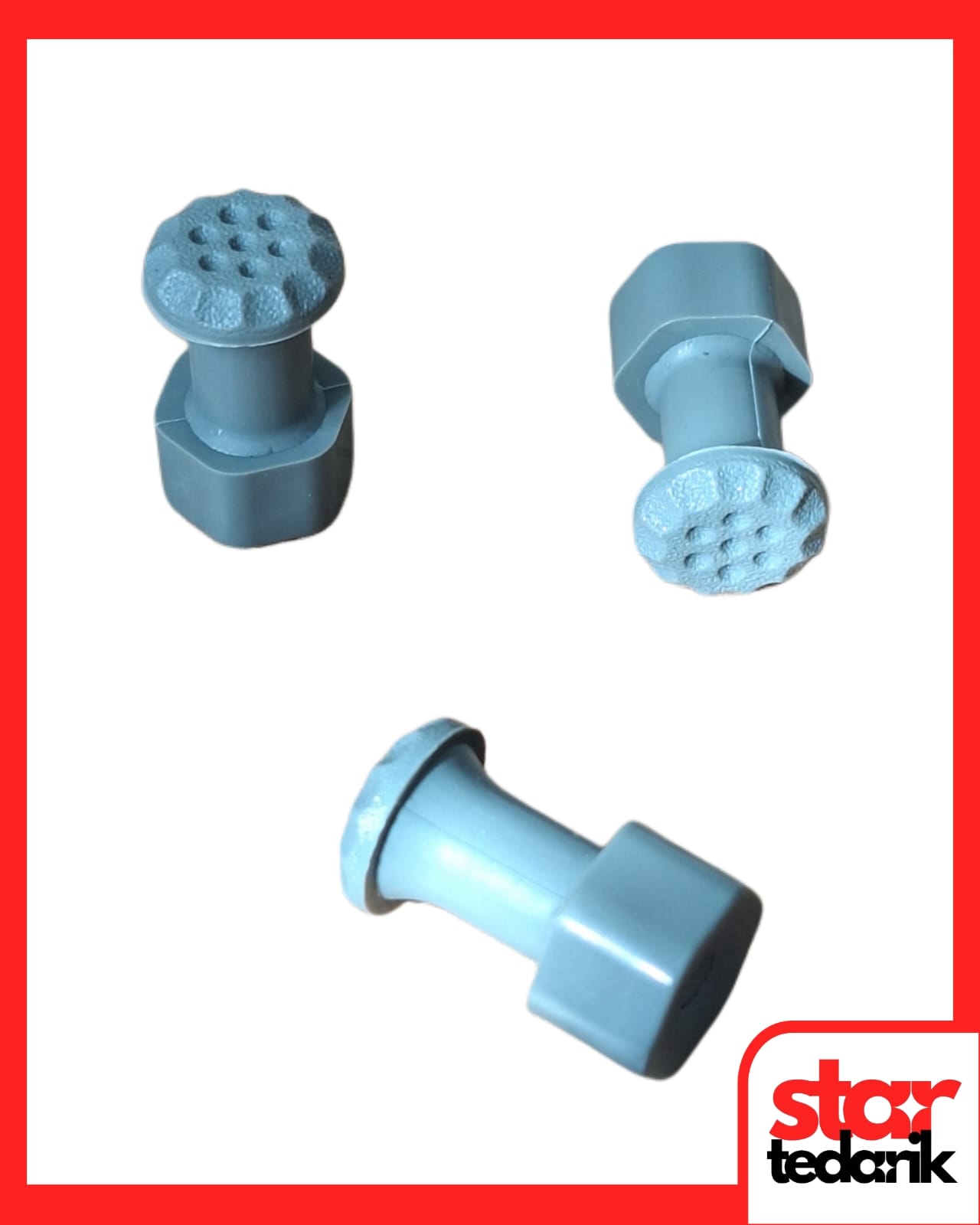 10305 PDR Boyasız Göçük Düzeltme Plastiği Yuvarlak Bombeli Çap 12 5mm - D. N6 - Gri - Görsel 1