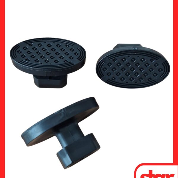 PDR Boyasız Göçük Düzeltme Plastiği Köşe Elips Düz Çap 40x24mm - D. N6 - Siyah