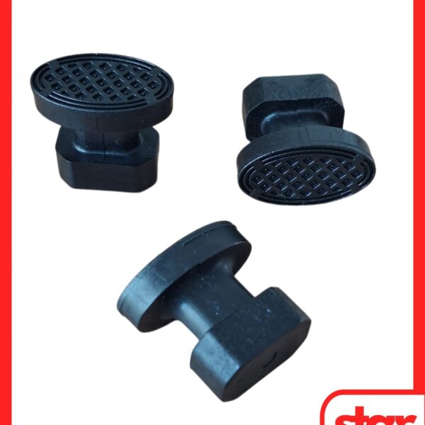 PDR Boyasız Göçük Düzeltme Plastiği Köşe Elips Düz Çap 25x15mm - D. N6 - Siyah