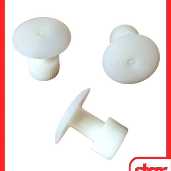 PDR Ekstra Boyasız Göçük Düzeltme Plastiği Bombeli Çap 23Mm - D. N6 - Natural Beyaz - 10 adet