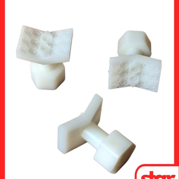 PDR Ekstra Boyasız Göçük Düzeltme Plastiği Köşe Düzeltme V Tİp Çap 20x15mm - D. N6 - Natural Beyaz