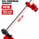 Pdr Sac Gerdirme Aparatı M16 X 102cm  Uzun Model
