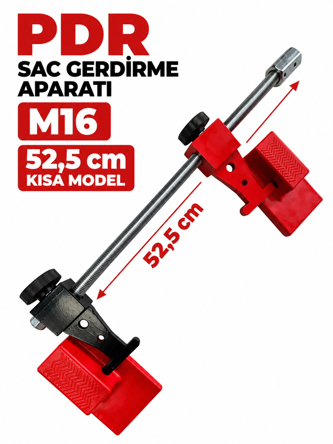 file_00000000fa48822fb2b75d08da260fbc Pdr Sac Gerdirme Aparatı M16 X 52,5Cm Kısa Model - Görsel 1