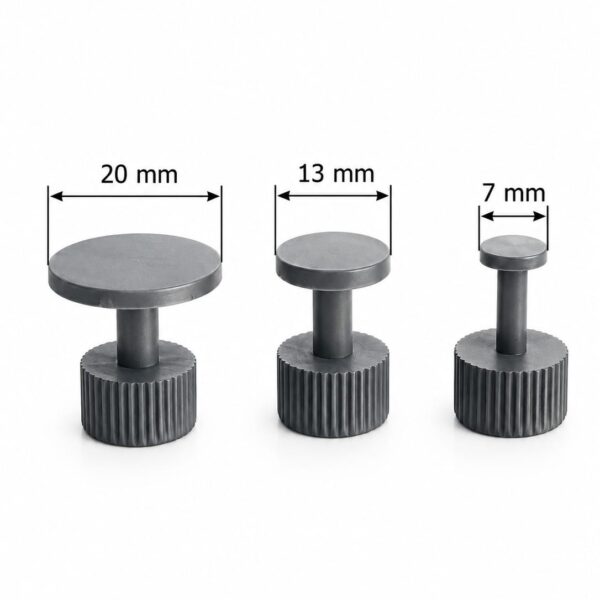 Pdr Boyasız Göçük Düzeltme Plastiği | 20mm, 13mm, 7mm | 30 Adet